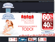 Tablet Screenshot of colchonespetalo.com